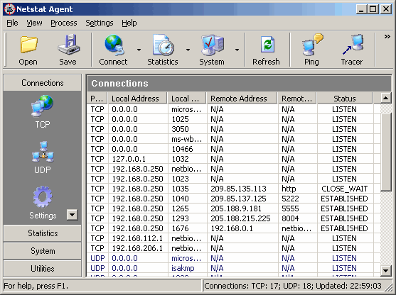 NetStat Agent 1.0